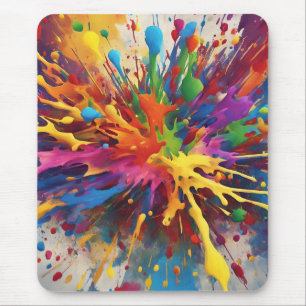 My Splattered Colour Mousepad