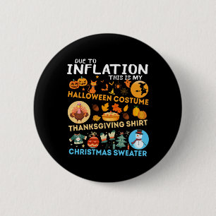 My Spooky Halloween Thanksgiving Christmas 2 Inch Round Button