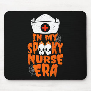 My Spooky Nurse Era Funny Halloween Witchy Spooky Mouse Pad