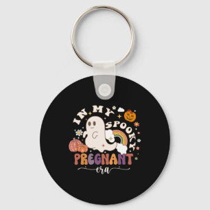 My Spooky Pregnant Era Ghost Halloween Pregnant Mo Keychain