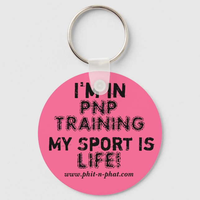 My Sport Is LIFE! Keychain (Front)