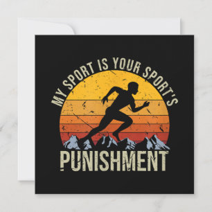 My Sport Is Your Sports Punishment Track Cross Cou Invitation