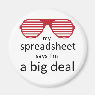 My Spreadsheet Says I'm a Big Deal Magnet