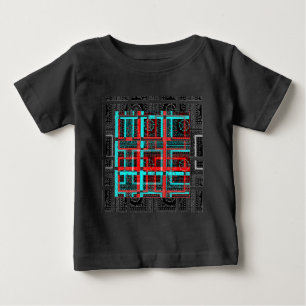 My Square Maze Design Baby T-Shirt