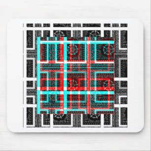 My Square Maze Design Mouse Pad
