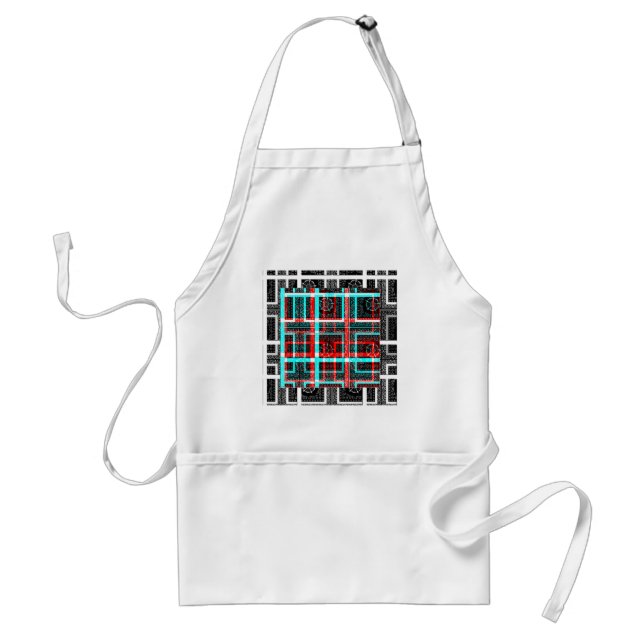 My Square Maze Design Standard Apron (Front)