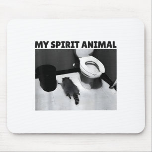 My Srit Animal Funny Drunk Raccoon Meme  Mouse Pad
