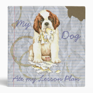 My St. Bernard Ate my Lesson Plan Binder