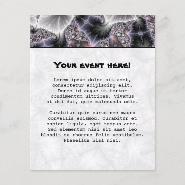 My Star - Fractal Art Flyer (Front)