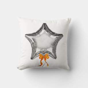 'My Star' Happy Balloon Throw Pillow