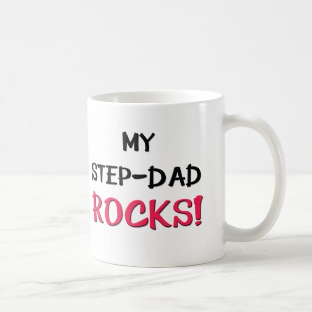 My Step-Dad Rocks Coffee Mug (Right)