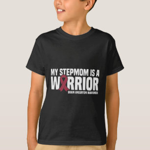 My Stepmom is a Warrior Brain Aneurysm Awareness T-Shirt