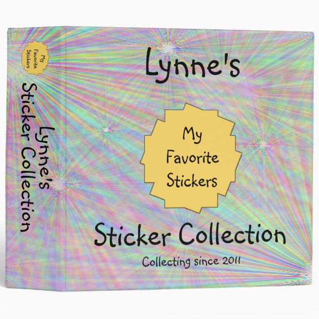 My Sticker Collection Binder (Front/Spine)