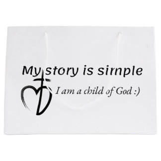 My story is simple large gift bag