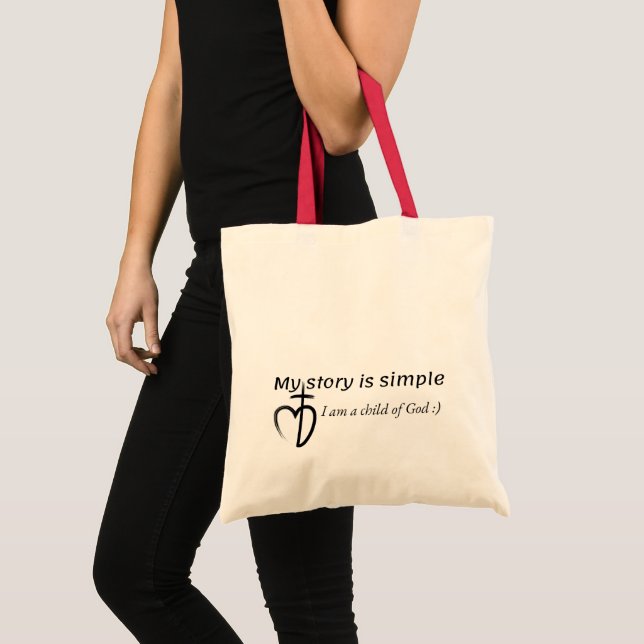 My story is simple tote bag (Front (Product))