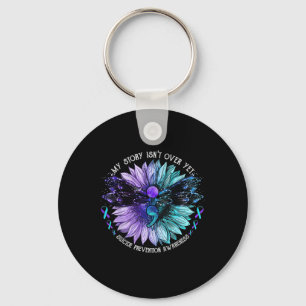 My Story Isnt Over Yet Suicide Prevention Awarenes Keychain