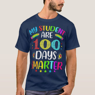 My Students Are 00 Days Smarter 00th Day of School T-Shirt