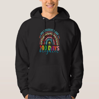 My Students Are 100 Days Brighter 100 Days Of Scho Hoodie