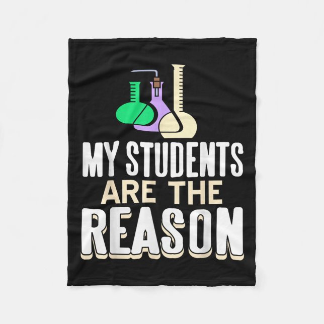 My Students Are The Reason I Teach And Insre In Sc Fleece Blanket (Front)