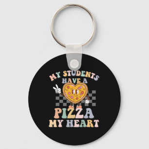 My Students Have A Pizza-my-heart Keychain