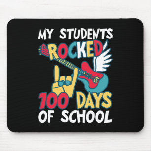 My Students Rocked 100 Days Of School For Teacher Mouse Pad