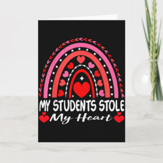 My Students Stole My Heart My Students Are My Vale Card
