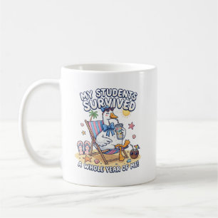 My Students Survived A Whole Year of Me Funny Coffee Mug