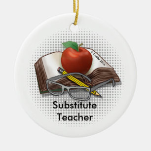 My Substitute Teacher Ornament