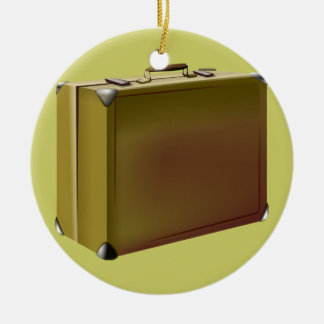 My Suitcase Is Packed! Ceramic Ornament
