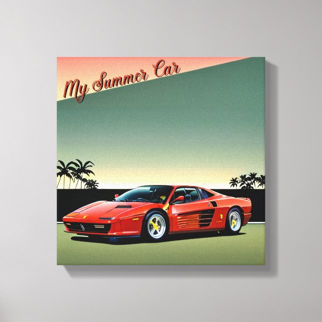 My Summer Car Canvas Print (Front)