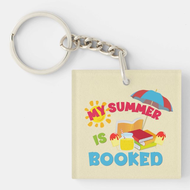 My Summer Is Booked Keychain (Front)