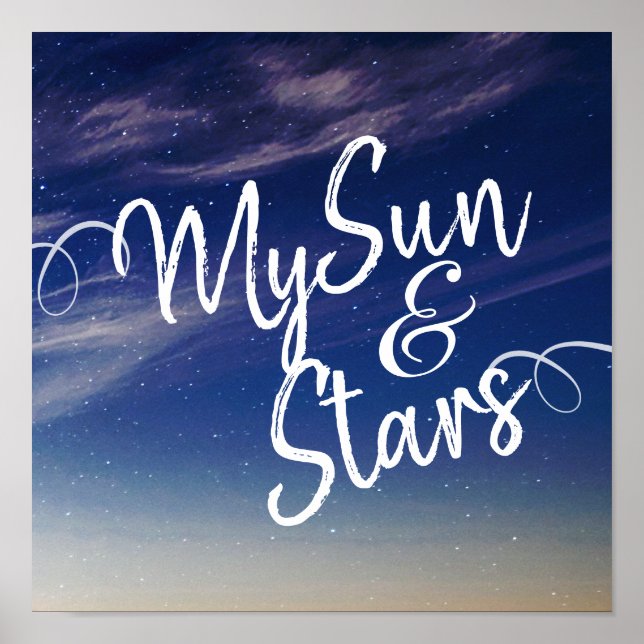 My Sun & Stars Chair Sign (Front)