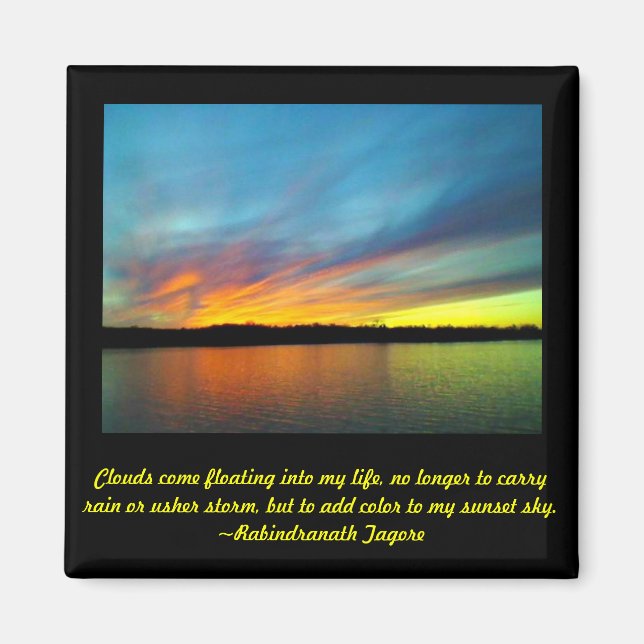 My Sunset Sky Magnet (Front)