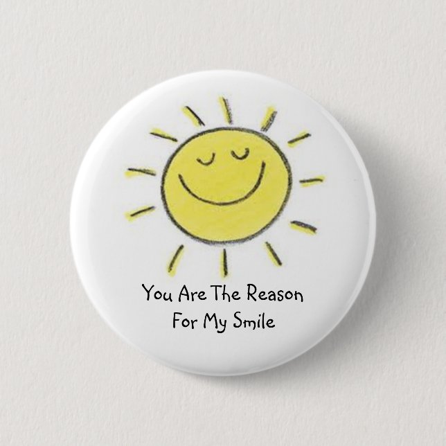 My Sunshine 2 Inch Round Button (Front)