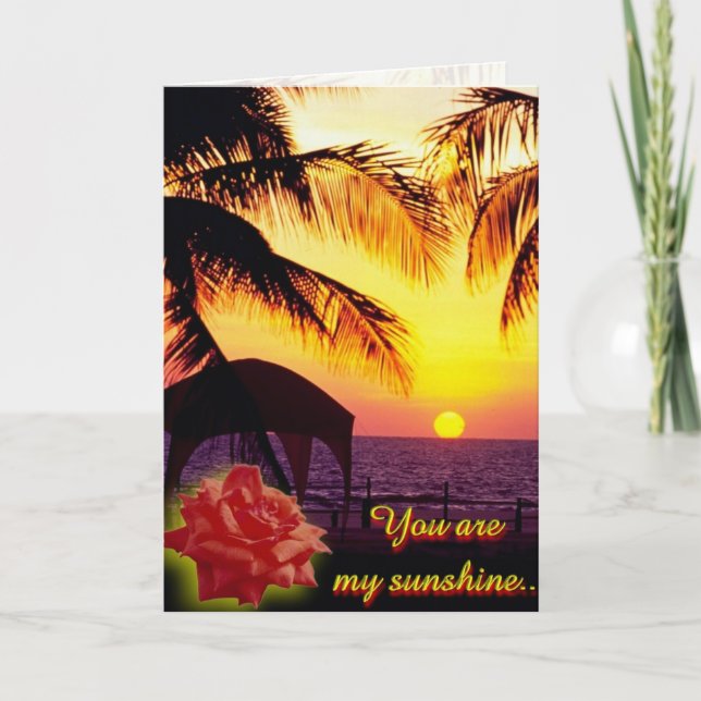 My sunshine Card (Front)