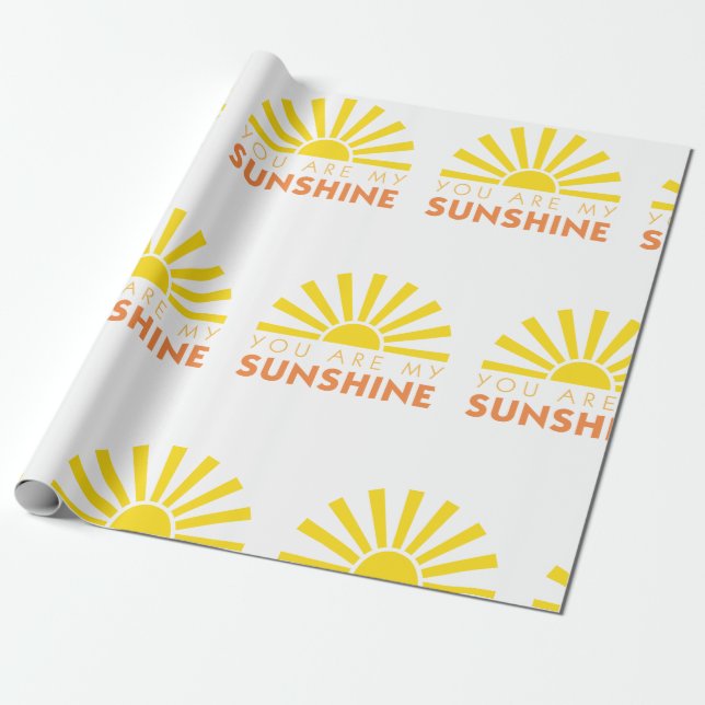 My Sunshine Wrapping Paper (Unrolled)