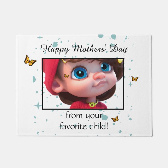 My Super Cool Mom Doormat (Front)