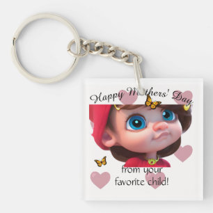 My super cool mom keychain