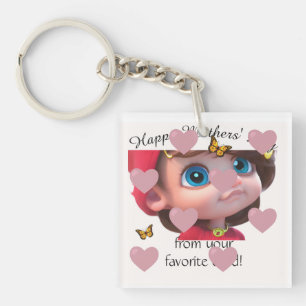 My super cool mom keychain