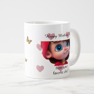 My super cool mom large coffee mug