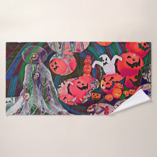 My Super Halloween V3 Bath Towel Set