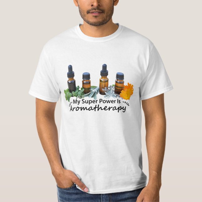 My Super Power is Aromatherapy Men's tee (Front)