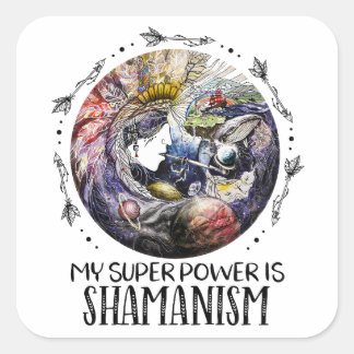 My Super Power is Shamanism Sticker