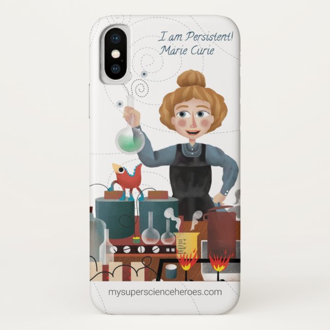 My Super Science iPhone case - I am persistent (Back)