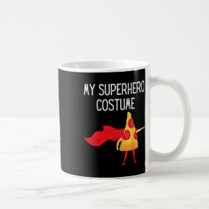 My Superhero Pizza With Cape Halloween Costume Fun Coffee Mug