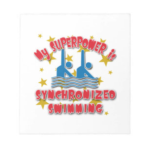 My Superpower is Synchronized Swimming Notepad