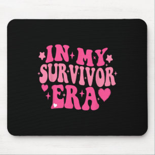 My Survivor Era Breast Cancer Awareness Retro Groo Mouse Pad