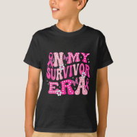 My Survivor Era Pink Groovy Retro Breast Cancer Aw