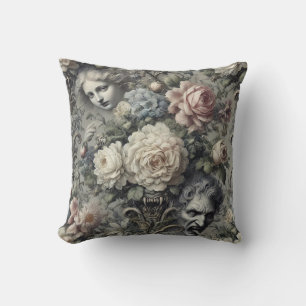 My Sweet Fang – Gothic Victorian Throw Pillow