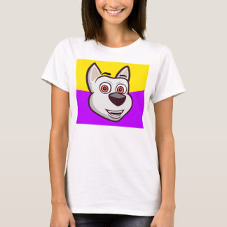My Talking Dog Charlie T-shirt for girls (purple)